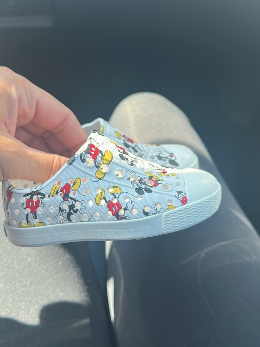 Native X Disney Mickey Mouse Shoes